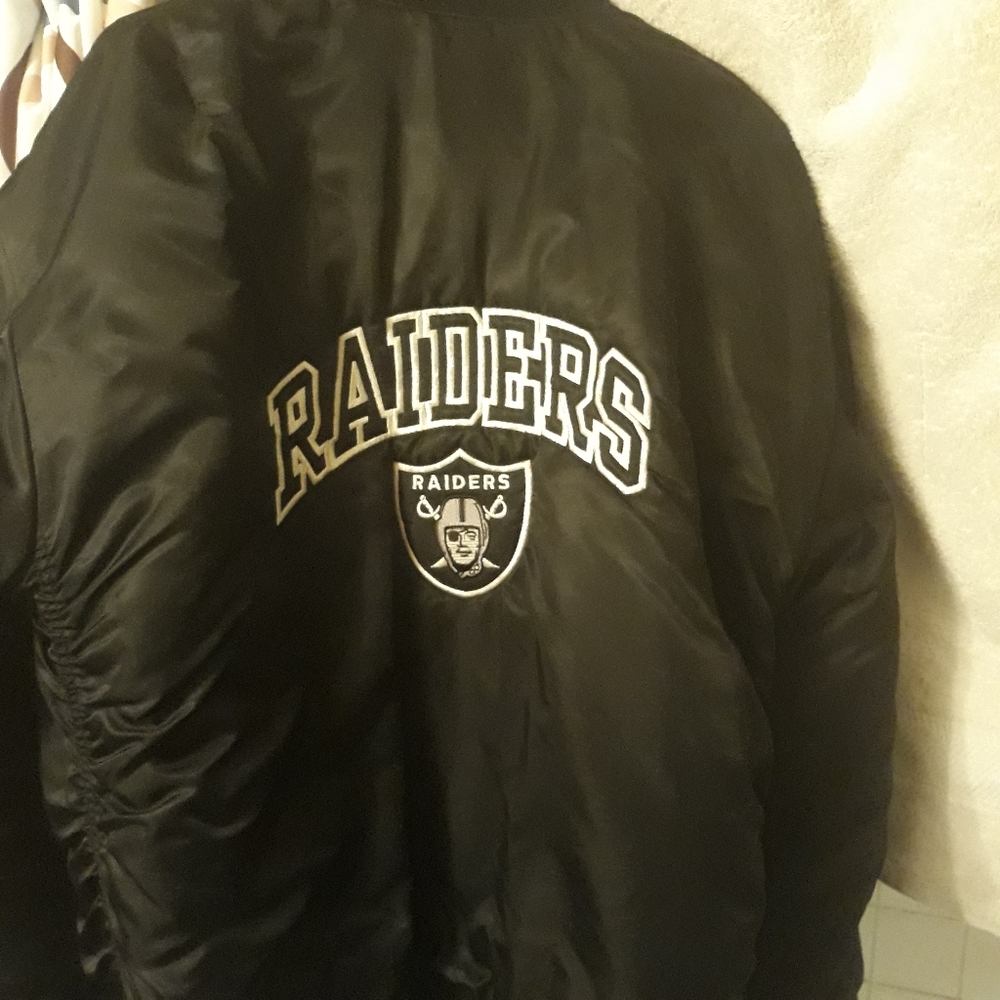 Raiders bomber jacket xl